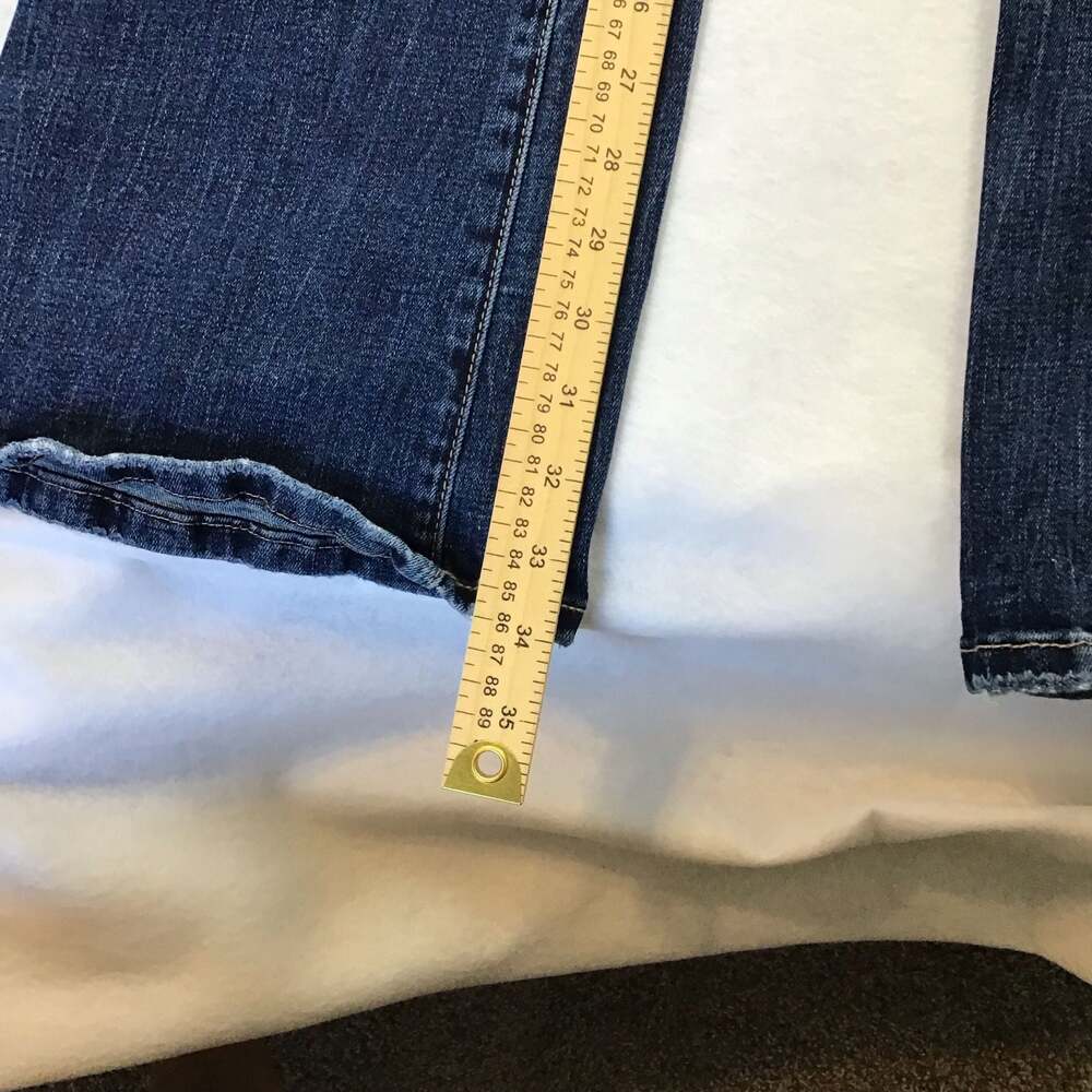 BKE Billie Slim Fit High Rise Flare Jeans Blue Demin W28 L 37.5 Retro Y2K - Picture 9 of 14